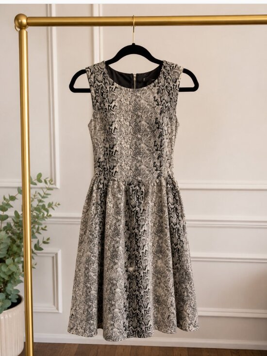 Jack Dresses & Skirts - Jack Python Snake Print Fit & Flare Dress – Size XS – NWOT